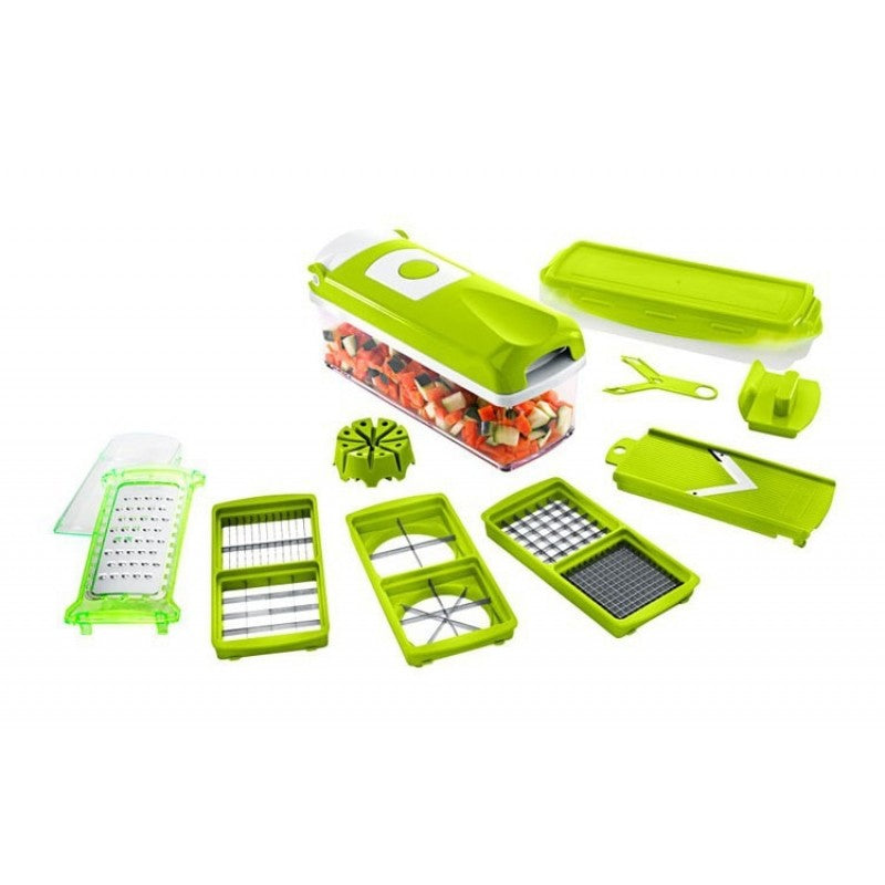 12-Piece Nicer Dicer Plus Multi-Function Vegetable & Fruit Slicer