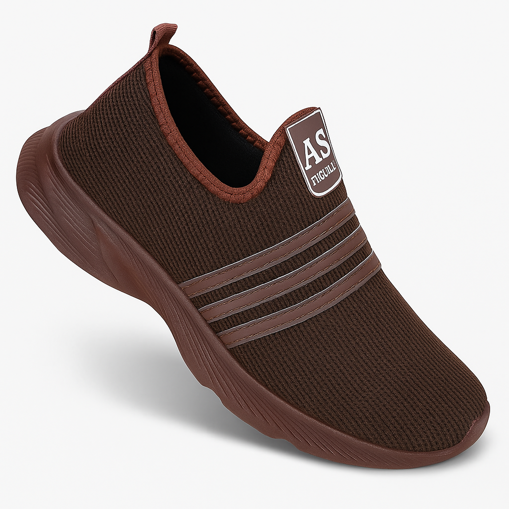 Men’s Breathable Slip-On Casual Sneakers | Lightweight Walking & Running Shoes