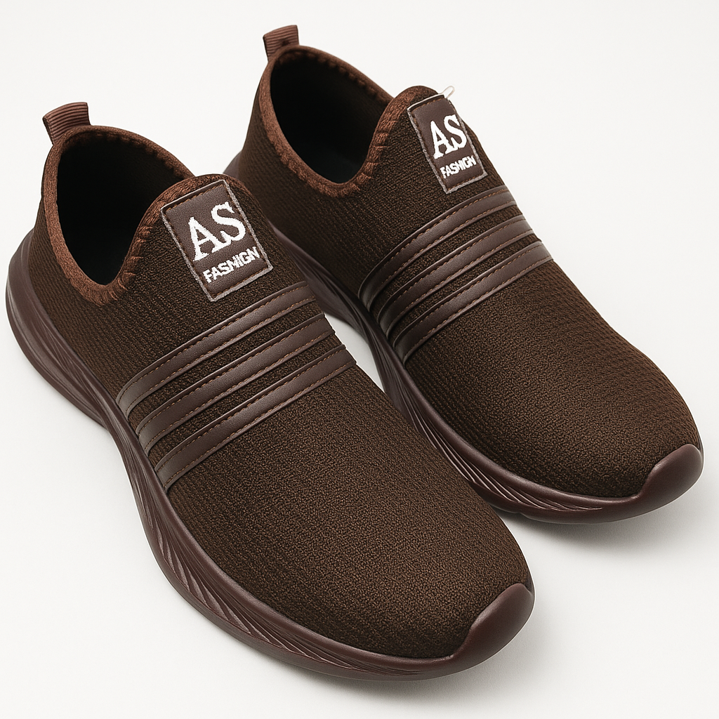 Men’s Breathable Slip-On Casual Sneakers | Lightweight Walking & Running Shoes