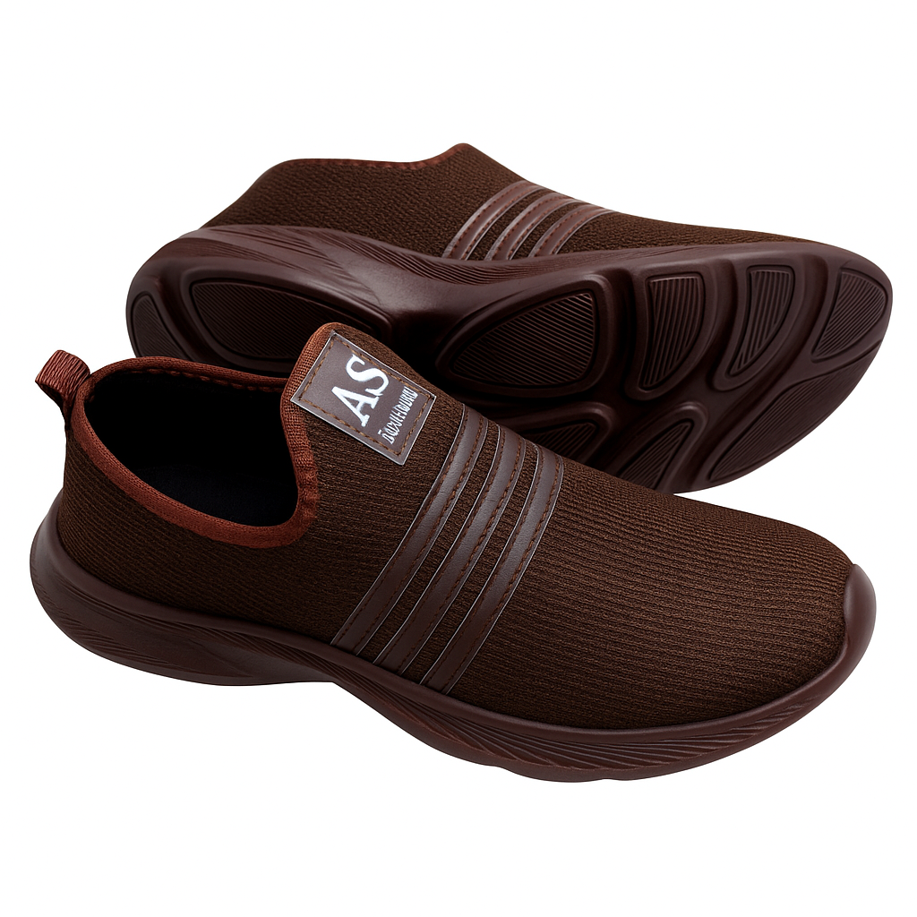 Men’s Breathable Slip-On Casual Sneakers | Lightweight Walking & Running Shoes