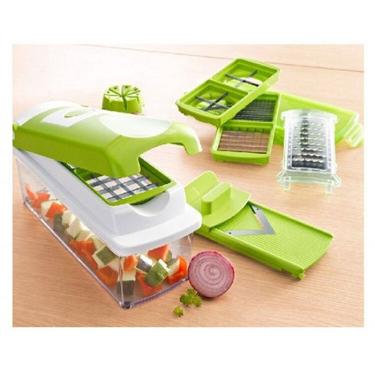 12-Piece Nicer Dicer Plus Multi-Function Vegetable & Fruit Slicer