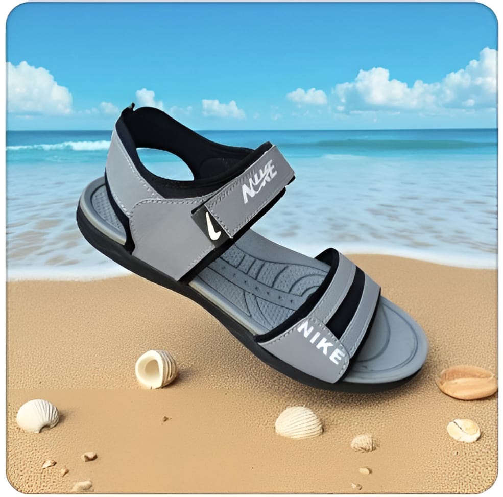 Men's Grey Casual Sandals.