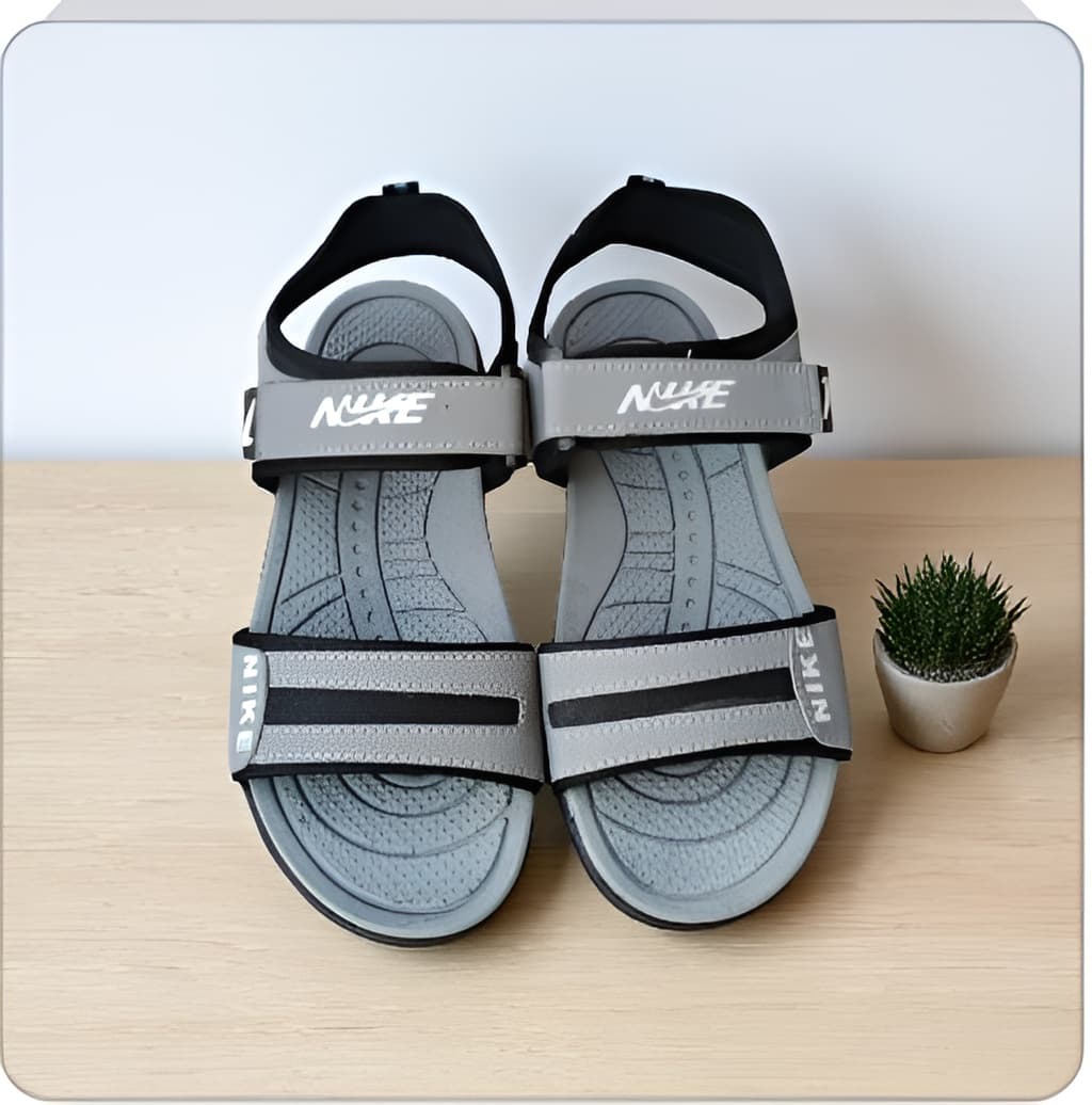 Men's Grey Casual Sandals.