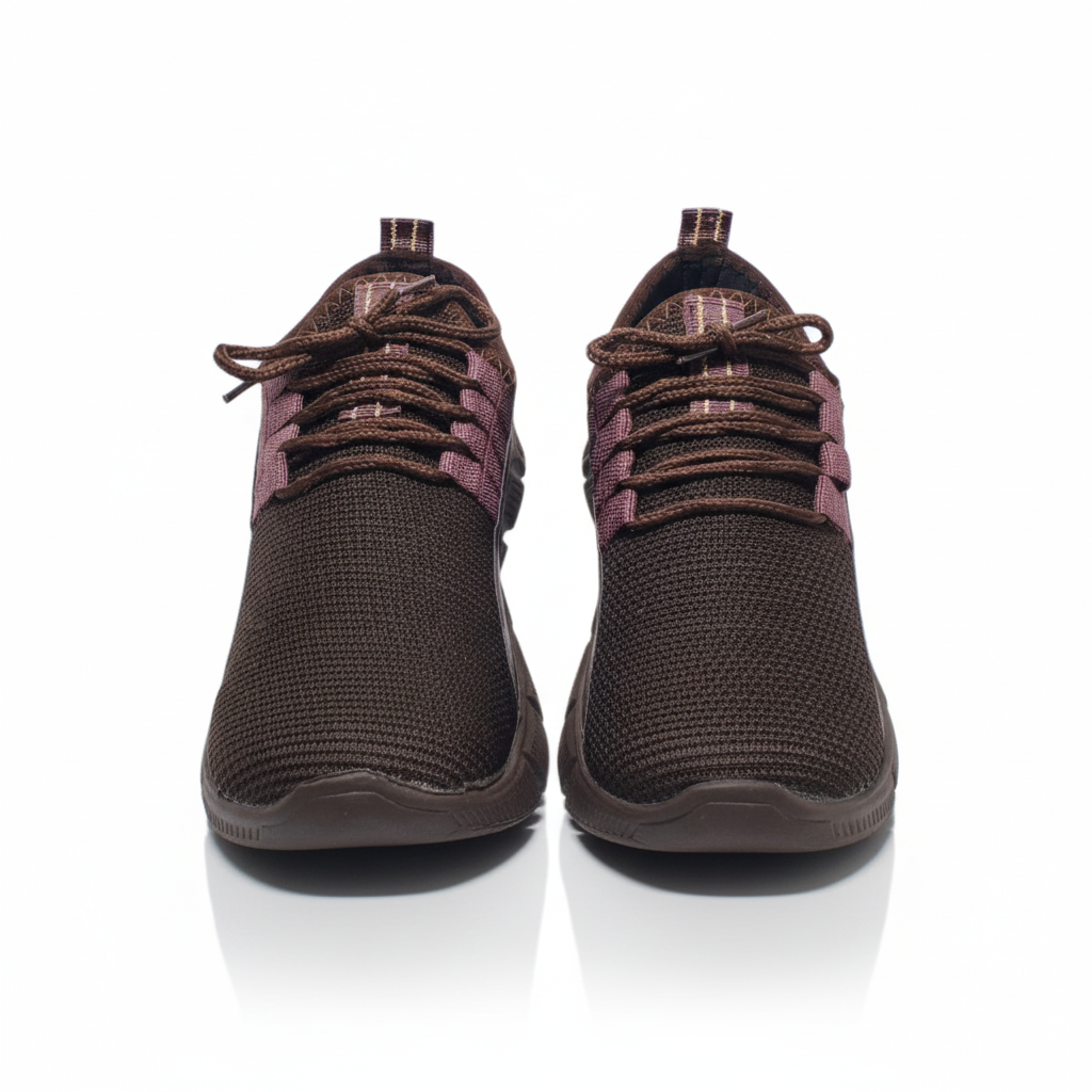 Men’s Lightweight Breathable Running Sneakers Brown