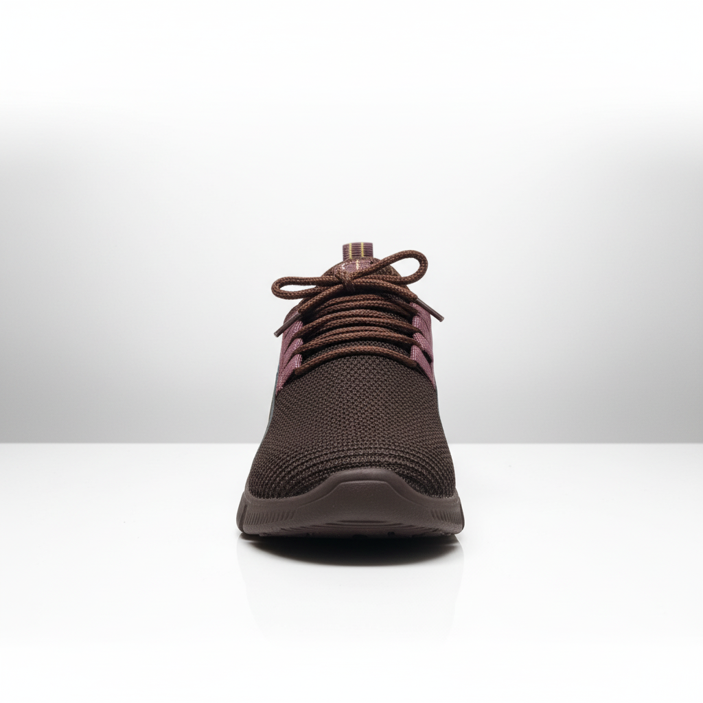 Men’s Lightweight Breathable Running Sneakers Brown