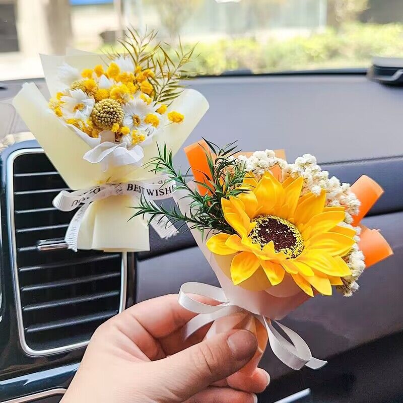 Mini Bouquets For Car