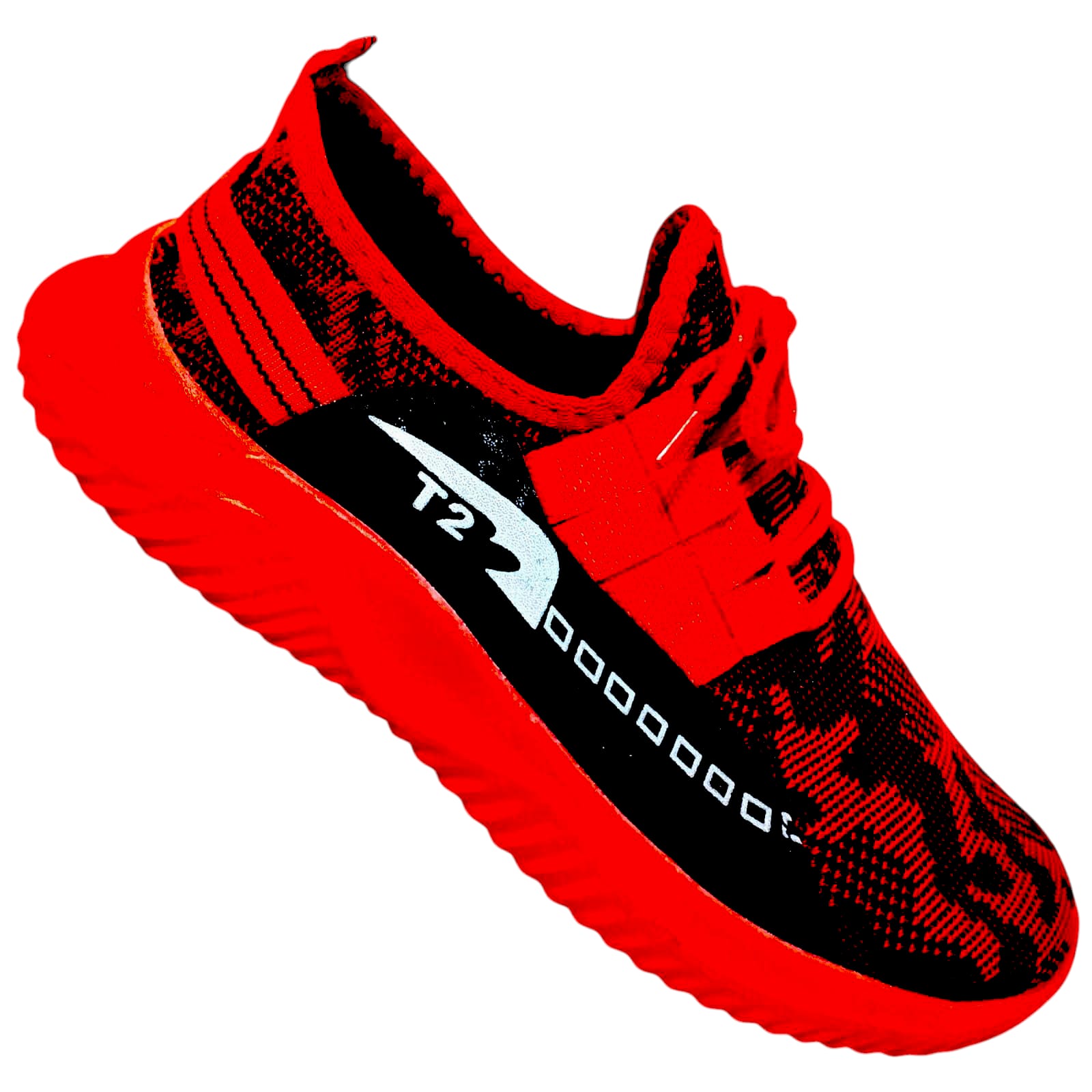 Men’s Red Sports Sneakers – Lightweight Breathable Running & Training Shoes