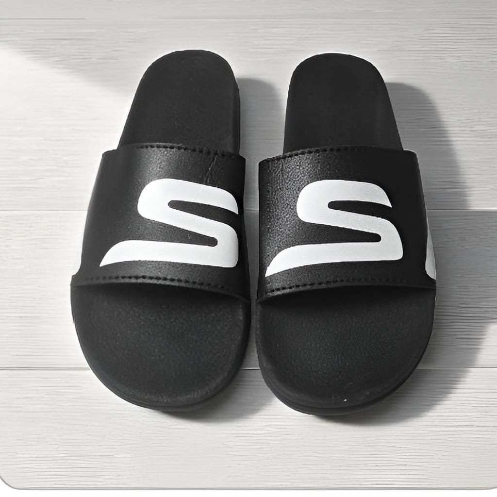 Men's Flipflop Slides , Black Slippers for men.