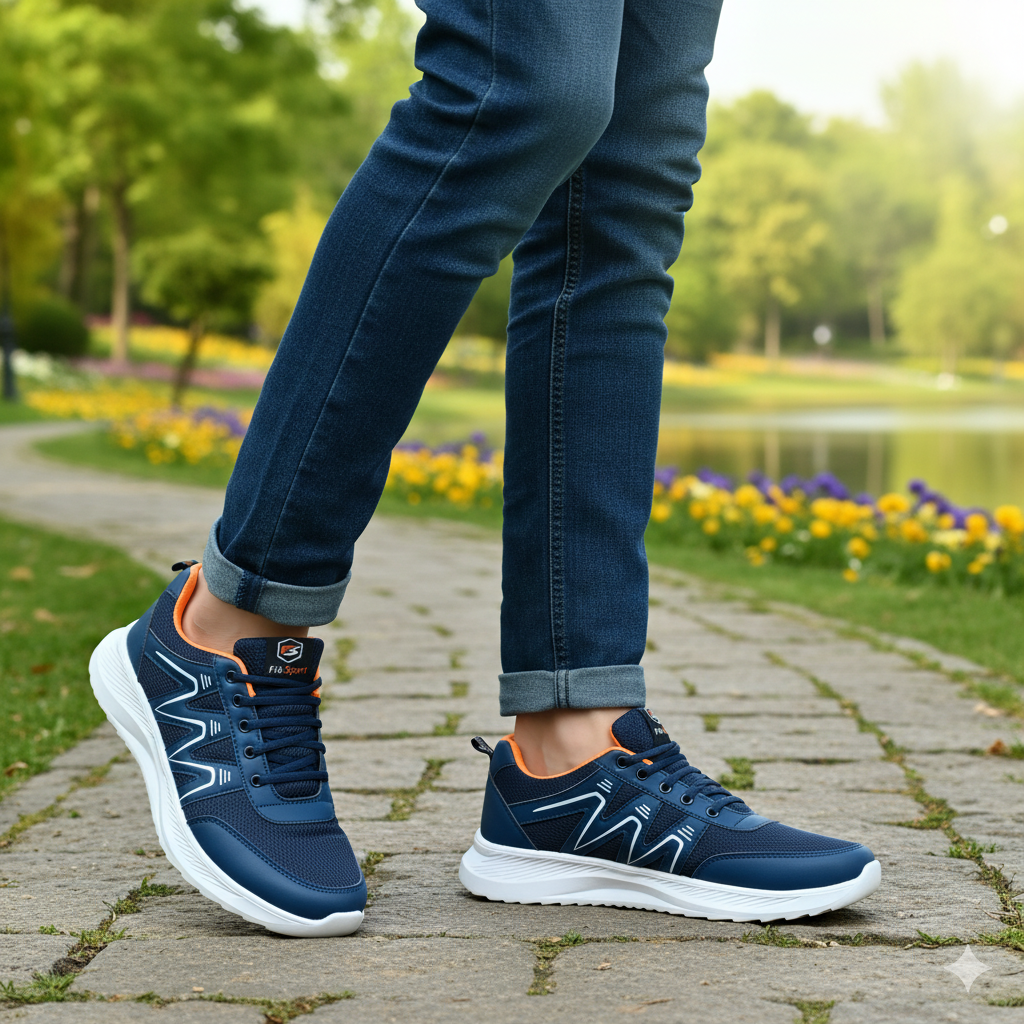 Super Zig Zag Men’s Non-Slip Running Sneakers — Lightweight Sports & Jogging Shoes for Men & Boys