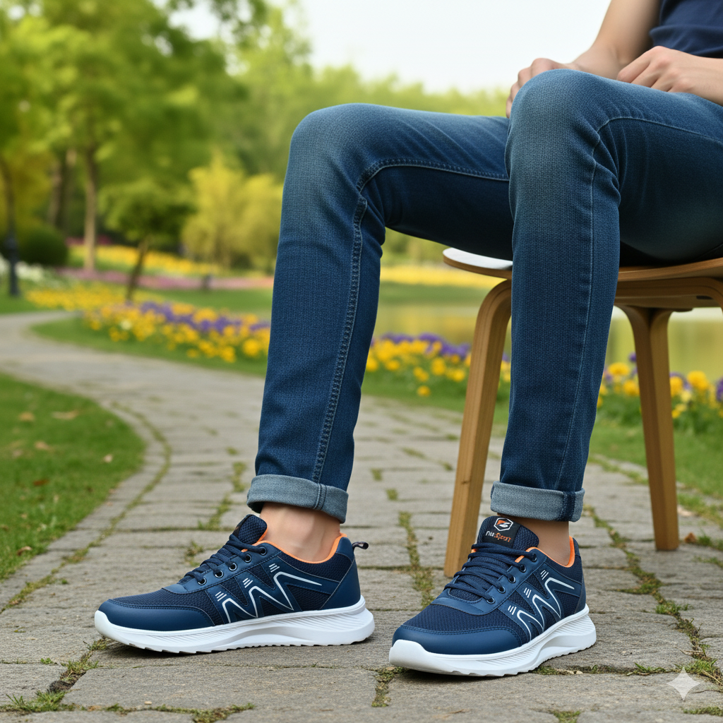 Super Zig Zag Men’s Non-Slip Running Sneakers — Lightweight Sports & Jogging Shoes for Men & Boys